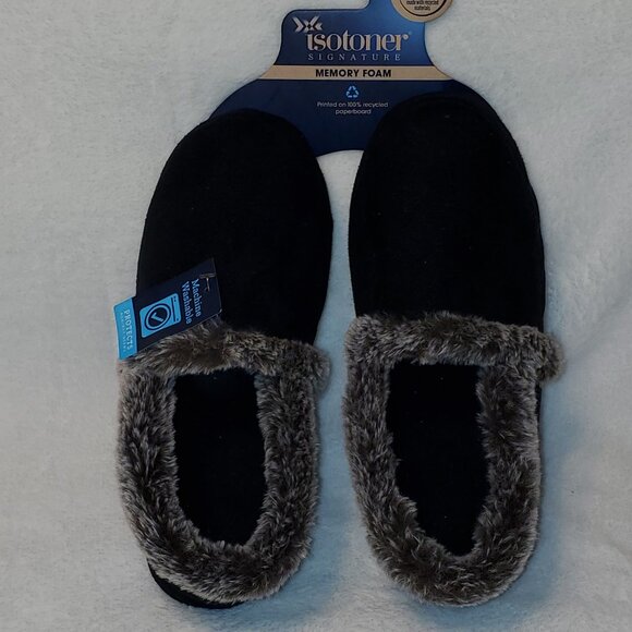 isotoner Shoes - NWT! Isotoner Signature Slippers with Memory Foam Size XL (9-5-10-5)
